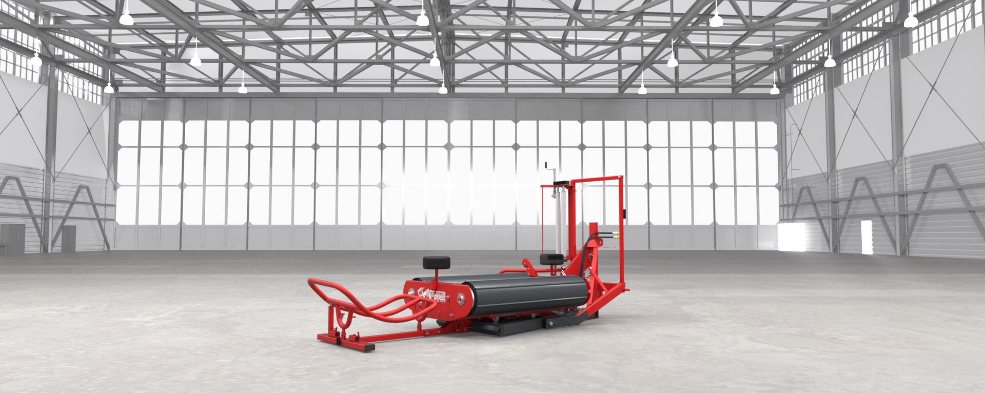 aburai 10枚 Z560 Stationary Bale Wrapper - Metal-Fach