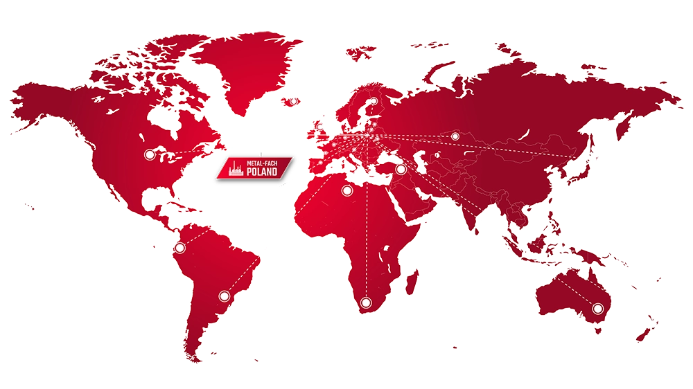 Mapa dystrybutorów Metal-Fach
