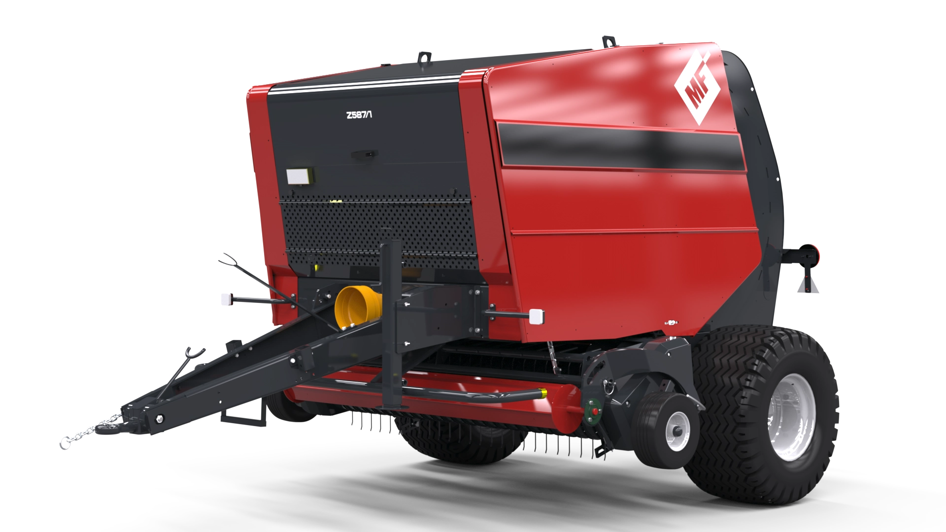 MF Пресс-подборщик, пресс-подборщик с постоянной камерой и цепным приводом Z581/1 METAL-FACH