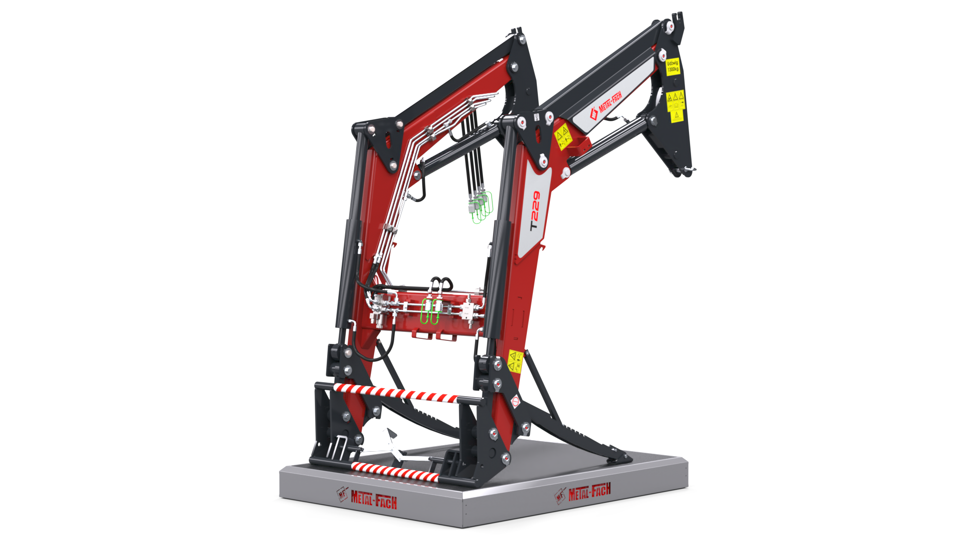 MF Ładowacz czołowy, tur serii MF-STANDARD T229 - udźwig 1600 kg METAL-FACH